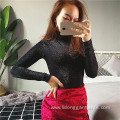 Pretty Ruffle Sexy Long Sleeve Women Bodysuit Top